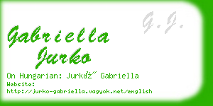gabriella jurko business card